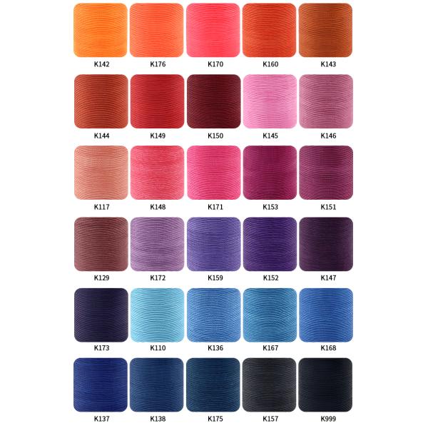 200m Kangfa 210d 0.35mm Wax String for Hand Sewing Leather Cone Plastic Material