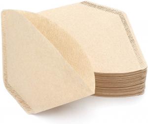 Quality Unbleached Natural Paper Coffee Filter Cone Disposable Coffee Filters Paper for sale