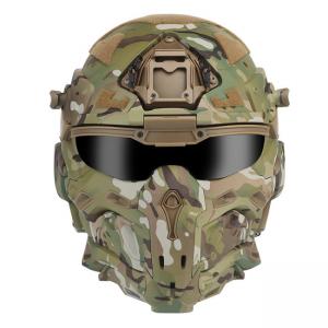 ABS Nylon Full Face Tactical Helmet For 52-62CM Head Circumference
