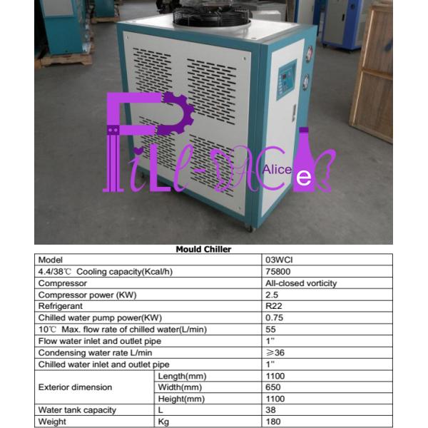 Low Noise 1500ML Full Automatic water bottle blowing machine with 6 Cavity