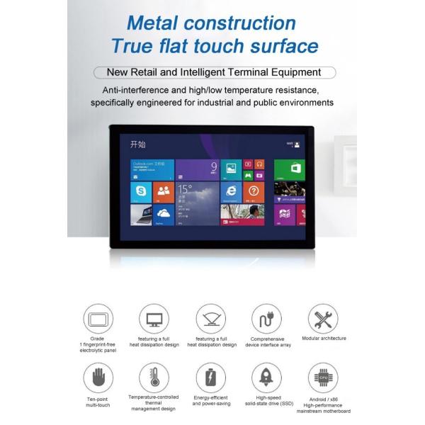 17 inch OEM TFT Rear-mount Aluminum Alloy Industrial Control Computer IP65 Open Frame Embedded Industrial Vertical Touchscreen Monitor Panel Pc