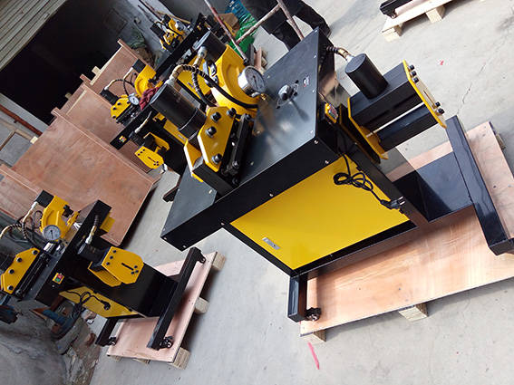 Portable hydraulic busbar processing machine HHM-200H hydraulic busbar machine for bending cutting and hole punching