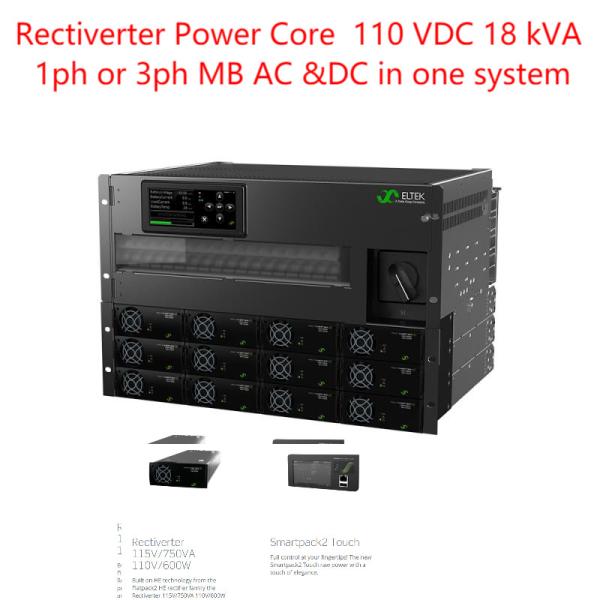 110 VDC 18 kVA Flatpack Power System