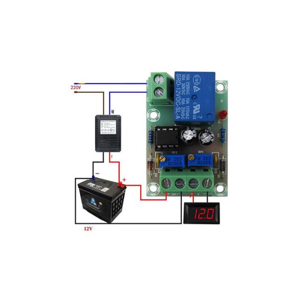 12V Battery Charging Control Board , XH-M601 Intelligent Charger Power Control Panel