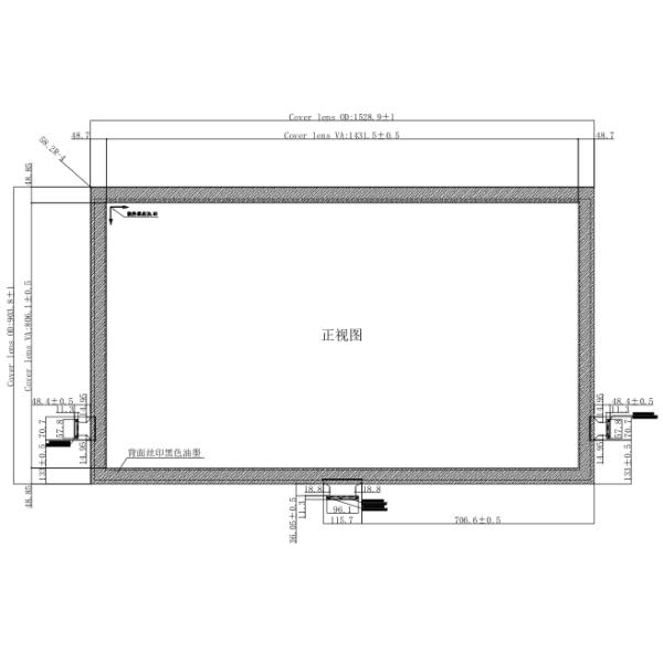 Multi Touch Capacitive Screen 65 Inch, Large Size Kiosk Wear Resistance High Precision Digital Signage Long Lifespan