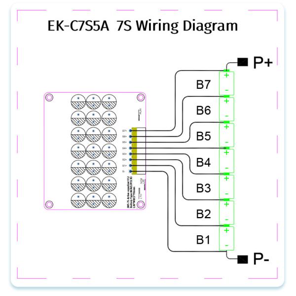 5S 6S 7S 12V 24V Active Balancer 150A 100A 200A 300A LFP / Lithium Battery Protection Board