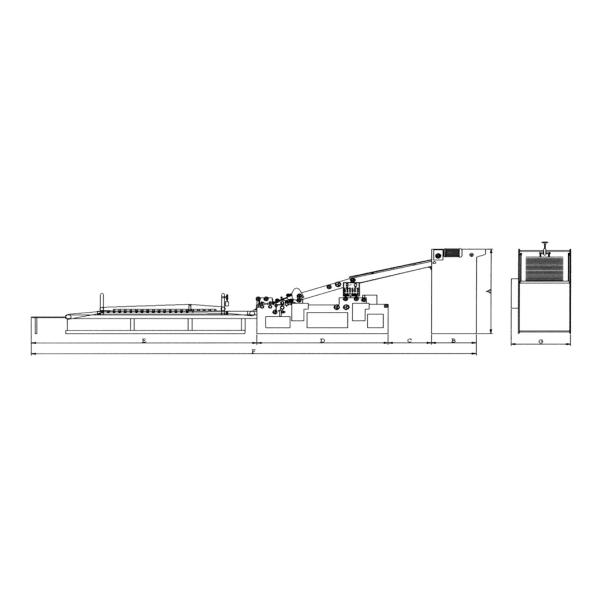 19KW Middle Speed Automatic Flute Laminator Machine DF-1650L