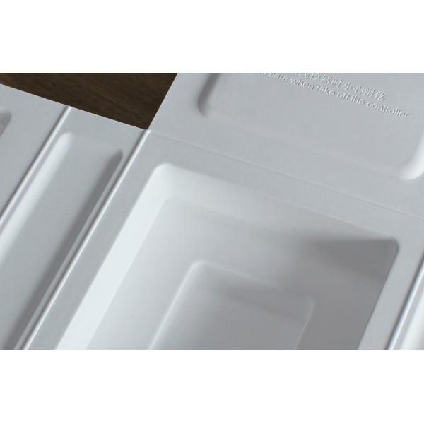 Foldable Thermoformed Moulded Pulp Tray Green Debossed Embossed