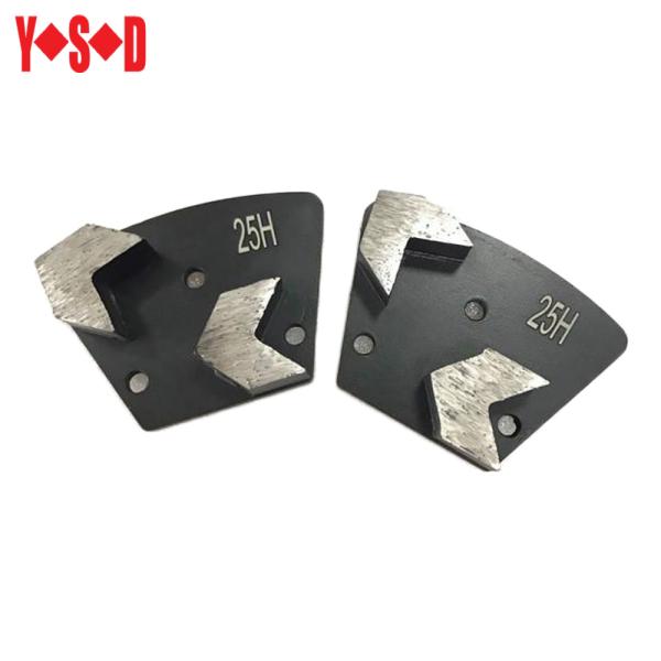 Trapezoid Concrete Diamond Tools Three Arrow Seg Segment Thickness 10mm