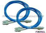 3.0mm Blue Jacket Fiber Optic Jumper Multimode Duplex Fiber Optic Cable