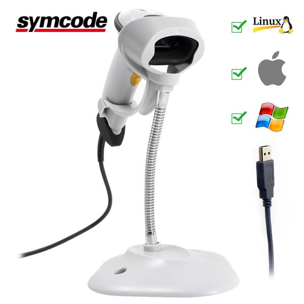 Buy Manual Trigger Handheld Barcode Scanner Read Quickly Adjustable Optional Stand at wholesale prices