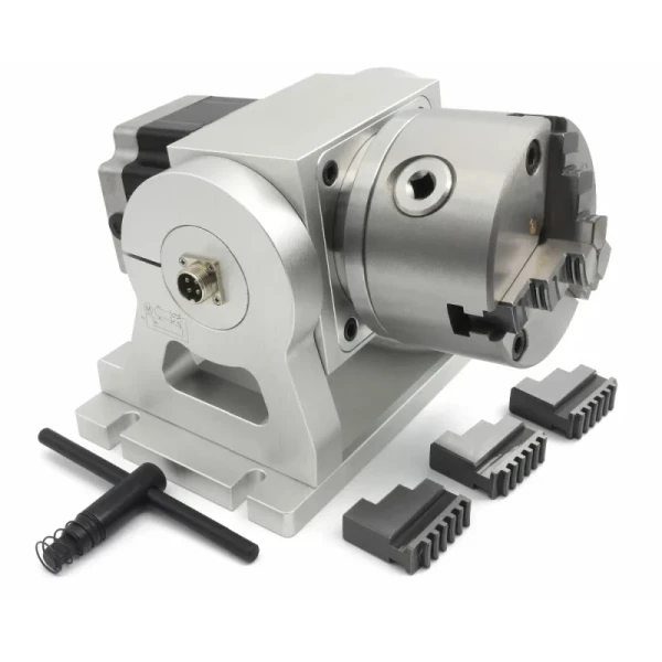 Laser Marking CNC Rotary Indexing Dividing Head With Nema 34 Stepper Motor