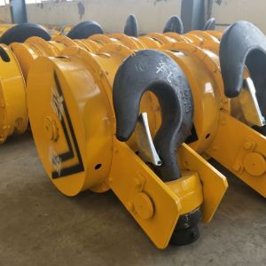 Foundry Material Hook Blocks Mini Lifting Crane Hooks 32 Ton