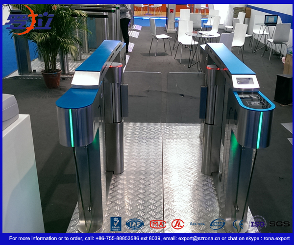 Industrial Swinging Speedgate Turnstile Access Control For Public Areas