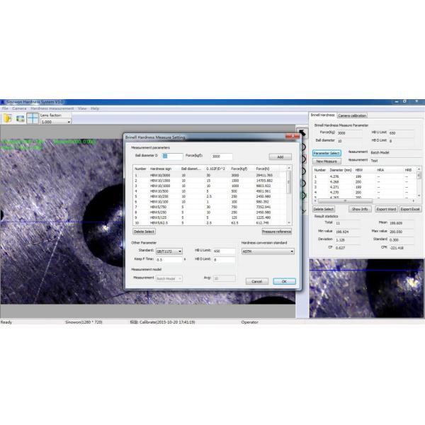 Auto-Brinell Optical Measuring System BH-10C Magnetic Probe software WIN 10