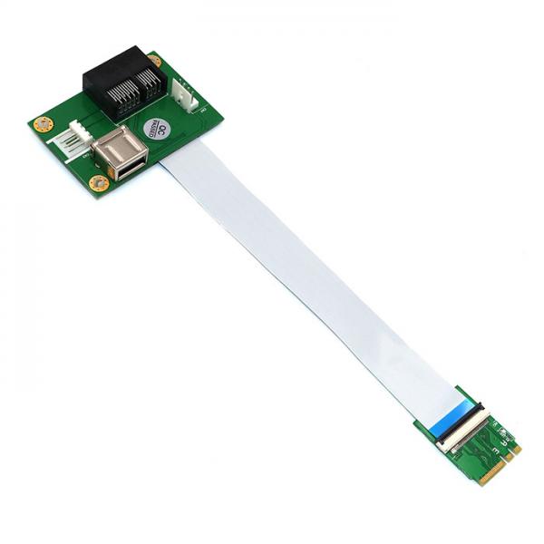 Buy NGFF M2 Pci Express X1 Slot Extender USB PCIE Riser Card With FPC Cable at wholesale prices