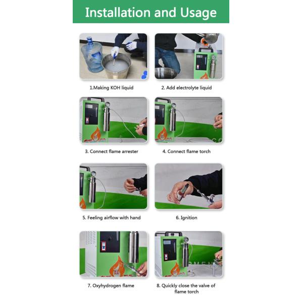 300L/h Oxy Hydrogen Generator For Flame Welding Sealing CE ISO9001