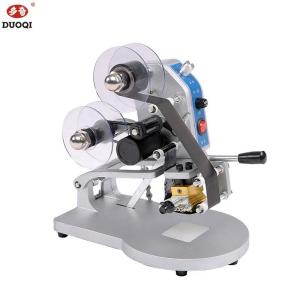 Quality DUOQI DY-8 Hand Impulse Direct Heat Form Ribbon Coding Machine with 2 Line Printing for sale