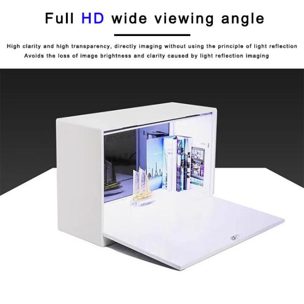 Custom Transparent LCD Showcase For Retail And Brand Promotion