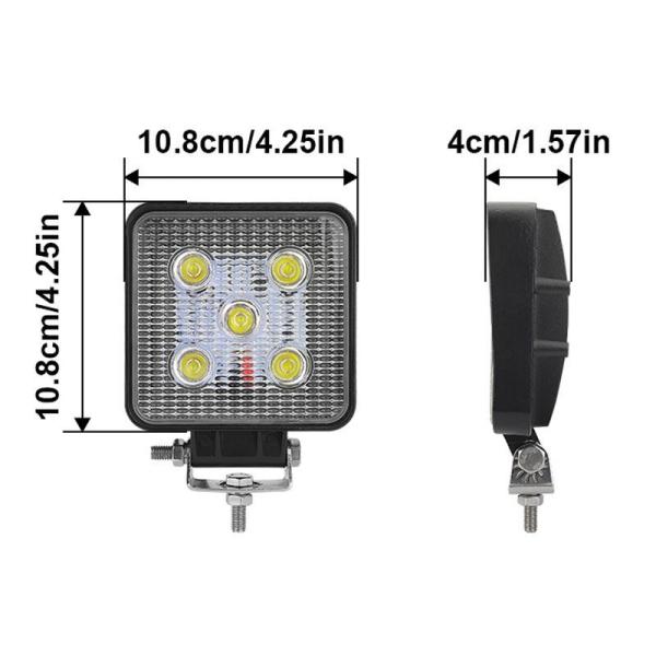 Universal Forklift Light DC 12V 24V 15W LED Work Light