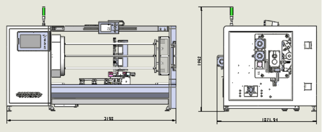 Six Axis Simultaneous Automatic Slitting Machine Non Stop Operation Tape Slitting Machine High Output