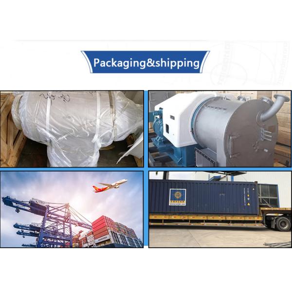 Titanium Alloy Pusher Centrifuge Small Industrial Liquid Solid Separator PLC