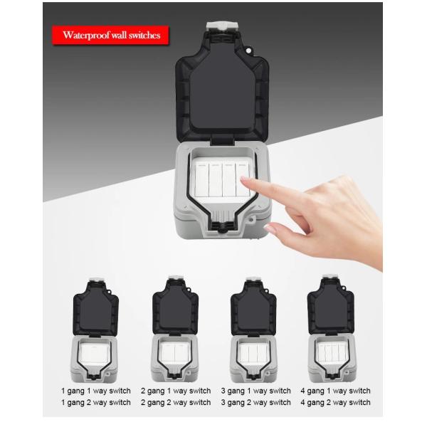 MPS22 Weatherproof Switches IP66 Weatherproof Outlet Box