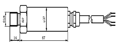 IP67Protection Diesel Corrosion resistant 4-20mA output Whole Temperature Range Precision Pressure Transmitter For Hig