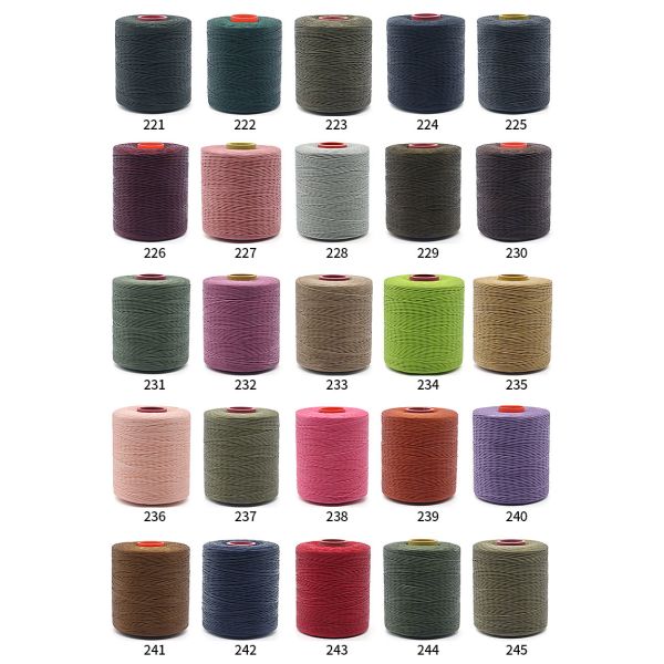 Kangfa 0.8mm/1.0mm Hand-sewn Leather Thread Durable Polyester Waxed Sewing Thread