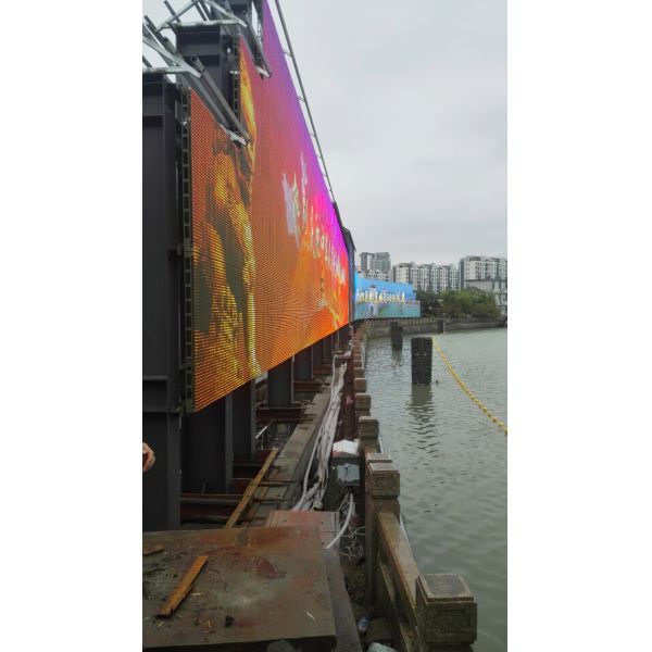 P31.25 Foldable Flexible See Through Led Screen Building Soft Led Screen