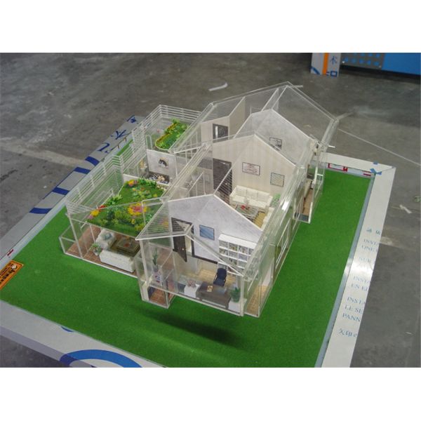 Fancy Interior Architecture Model 1 / 25 Scale With Internal Furniture