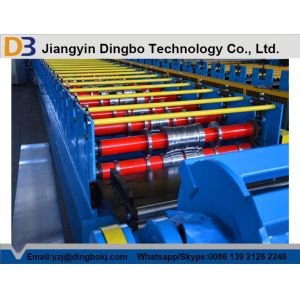 Quality Customized Sheet Metal Decking Roll Forming Machine Controled by PLC System for sale