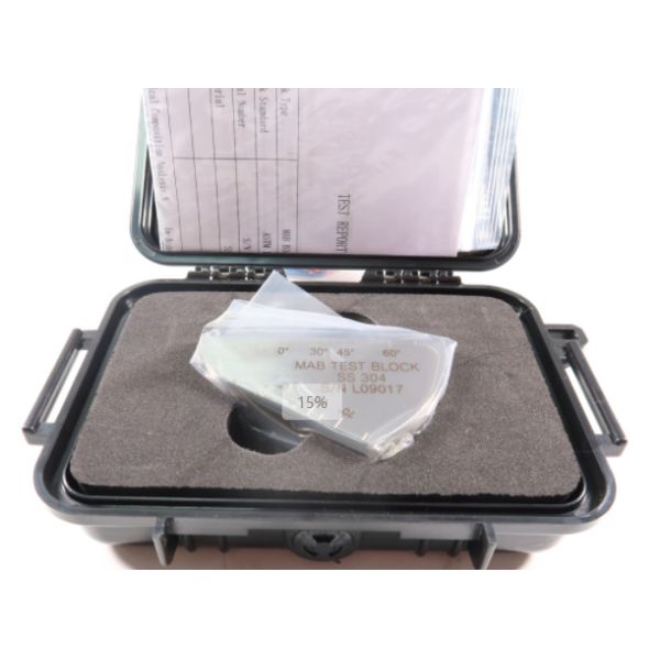 ASTM E164-2013 Standard NDT MAB Angle Beam ROMPAS Calibration Blocks for Ultrasonic Inspection