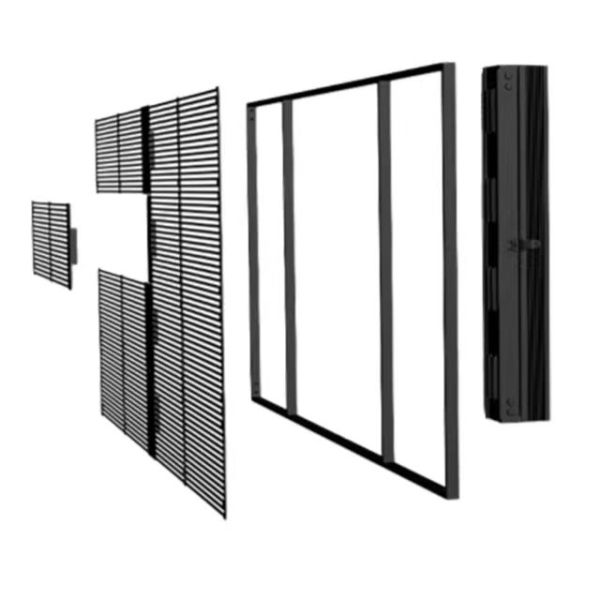 Flexible Soft Curved Curtain Transparent LED Screen 4500cd/M2 Brightness For Concert