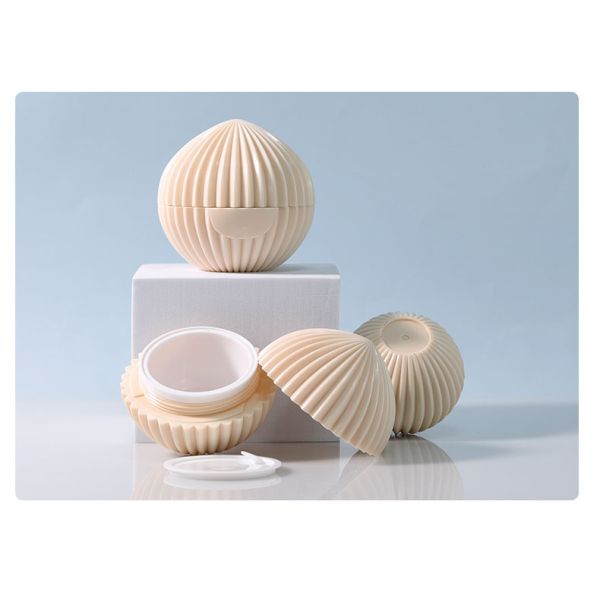 Sphere Shape Custom Cosmetic Packaging 50g 75g Plastic Container For Cream
