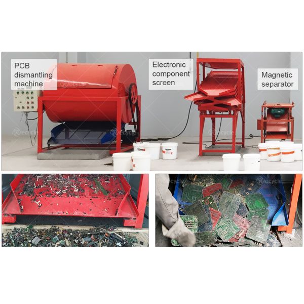Waste PCB Capacitor Recycle Machine PCB Dismantle Machine