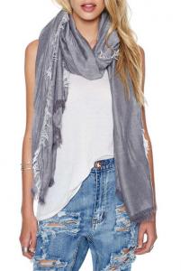 Quality Hot Selling Fashionable lady scarf With Fringe Edge for sale
