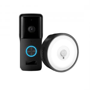 China Outdoor Battery Wi-Fi Video Doorbell Camera with PIR Night Light Door Chime(WF005-708BD) on sale
