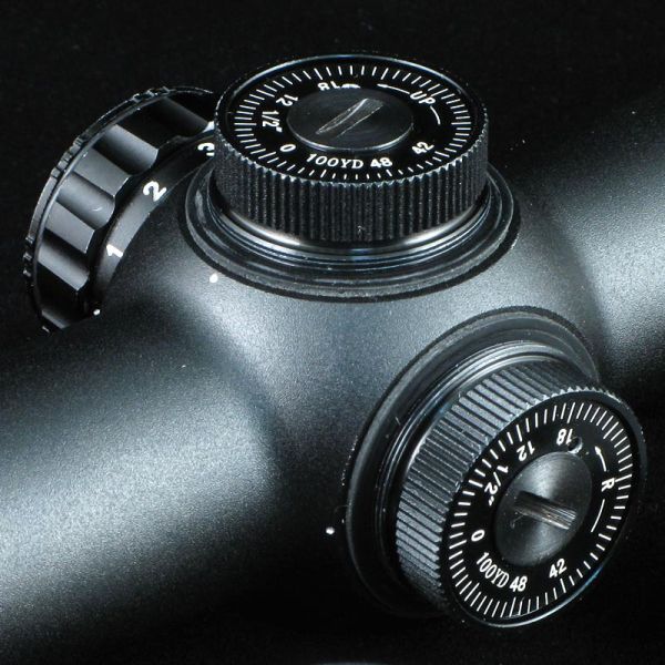 High Definition 1x 4x Hunting Rifle Scope 24mm Objective Lens