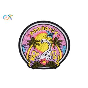 Quality Stock Design Embroidered Animal Patches , Beautiful Dinosaur Embroidered Patches for sale