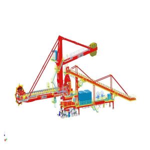 1000tph Capacity stacker and reclaimer System For Power Plant