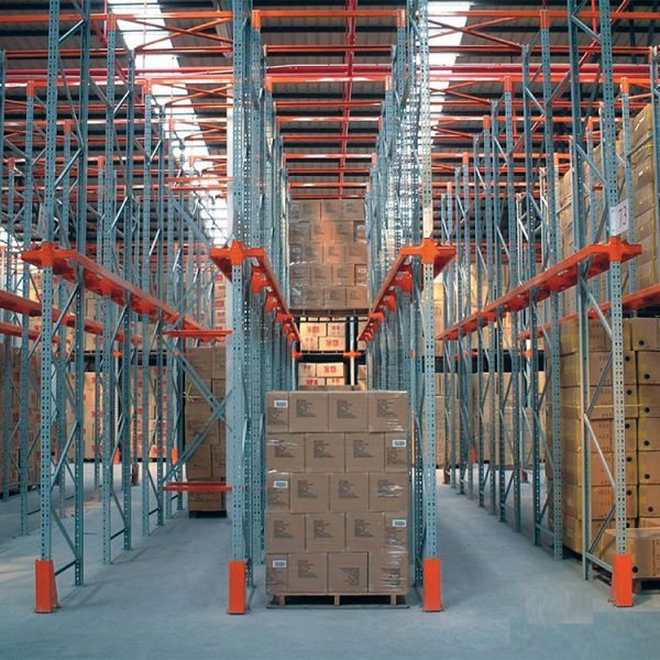 High Capacity Drive In Pallet Rack System Heavy Duty Warehouse Shelving LIFO Storage