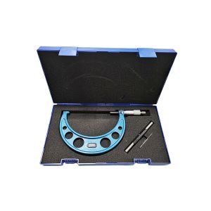 5-6" Outside Micrometer Precision Machinist Tool with Carbide Anvil for Durable