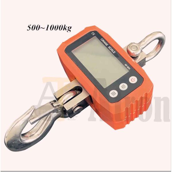 500kg - 1 Ton Heavy Duty Electronic Crane Scale Aluminum Material With Large LCD Display