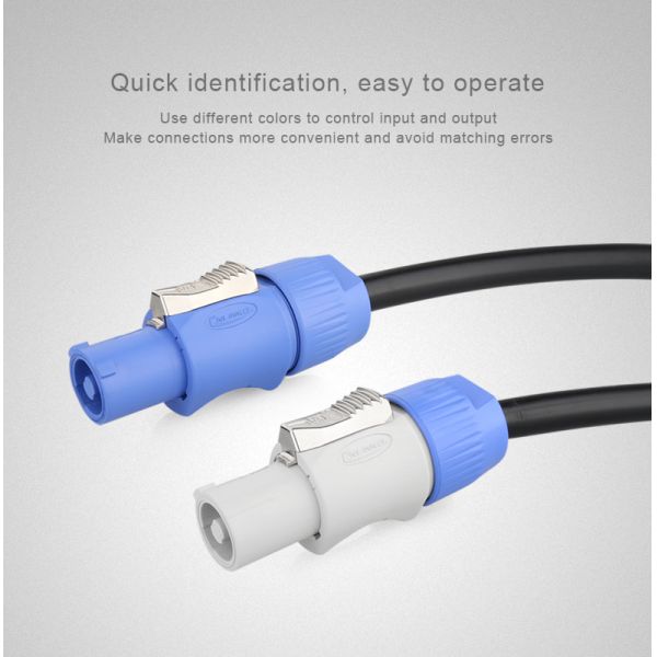 M24 YF-24 3 Pin Socket Plug IP68 Powercom Outdoor Cnlinko Male Waterproof Connector