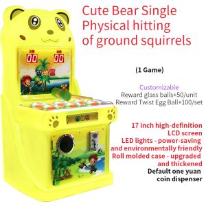 Quality Coin-operated Electronic Game - Physical Whack-a-mole Tapping Game for sale