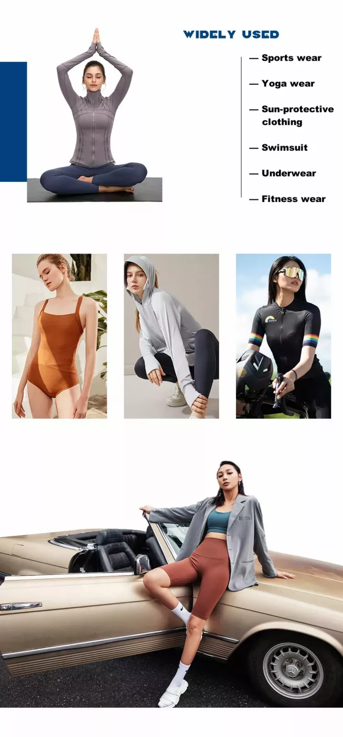 elastane quick Dry naked feel lululemon  yoga leggings Polyester Spandex Fabric 7