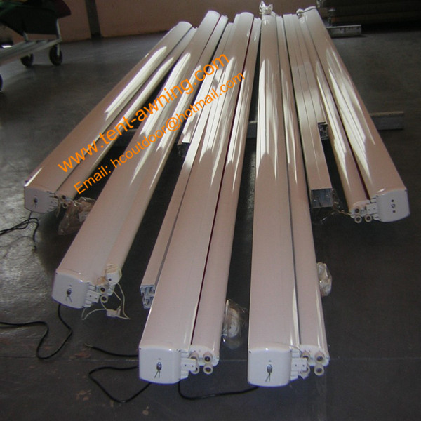 Customized Retractable Sunshade Motorized Roof Awning for Conservatory