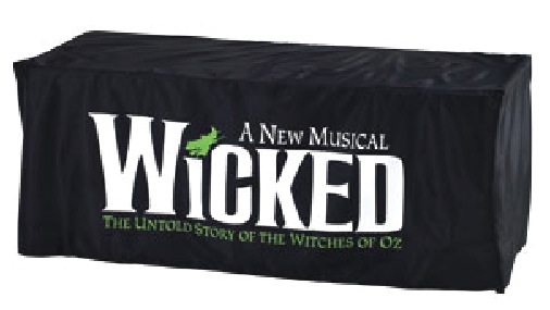 Commercial Polyester Custom Table Runner With Logo Dye Sublimation Printed