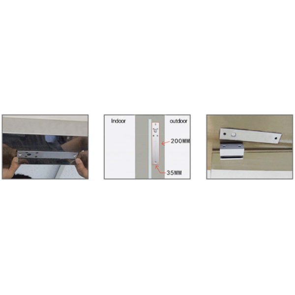 Alumintum Alloy Narrow Panel Electric Bolt Lock With Timer